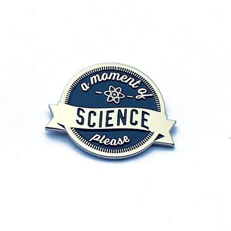 A Moment Of Science Enamel Pin Crystal Brooch Crystal Rhinestone