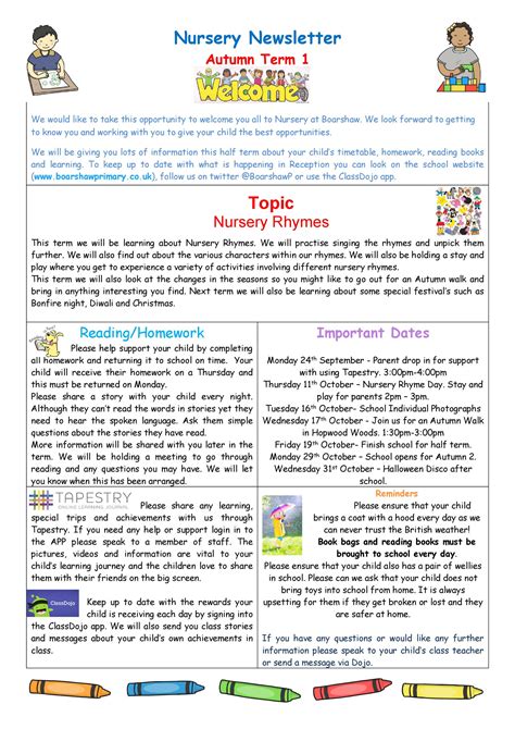 Free Printable Preschool Newsletter Templates Free Resume Templates