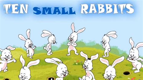 Ten Small Rabbits Nursery Rhyme Rhyme For Kids Youtube