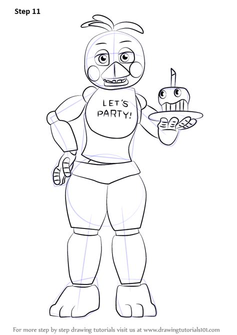 Some of the coloring page names are fnaf toy bonnie generation 5 toy bonnie sketch by purdygirlemoji on deviantart app shopper coloing for five nights at freddys f naf toy bonnie bonnie. Step by Step How to Draw Toy Chica from Five Nights at ...