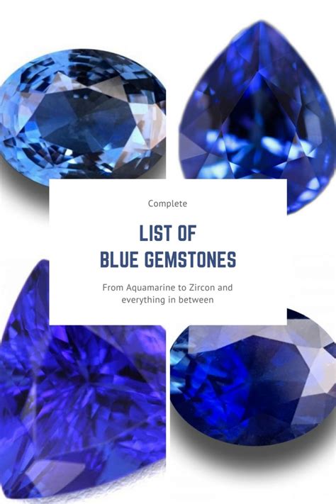Blue Gemstones A List Of Blue Gems