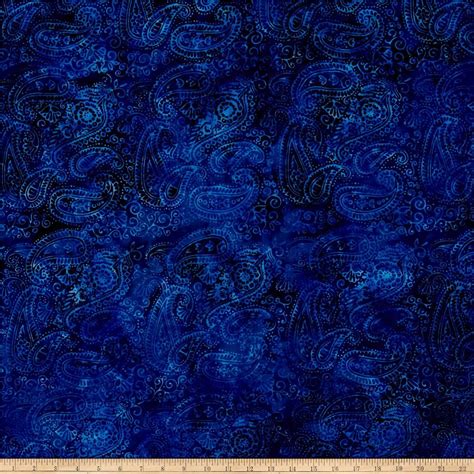 Island Batik Rayon Challis Cowboy Blue From Fabricdotcom This 100