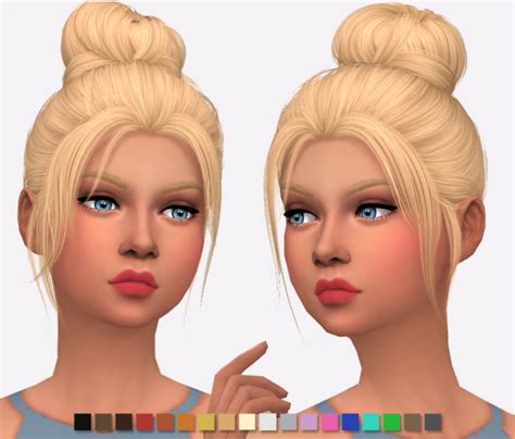 Simlish Designs Nightcrawler`s Impulse Hair Retextured Sims 4 Hairs