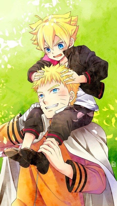 Father And Son Uzumaki Boruto Naruto Pictures Anime Naruto