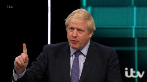 Key Itv Election Debate Clashes Furious Boris Johnson Vows Nhs Is Never For Sale In Brexit