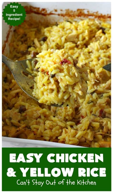 Easy Baked Chicken And Yellow Rice Recipes Pinkerton Graing