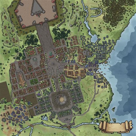 Port Town Fantasy City Map Fantasy Map Making Fantasy World Map The