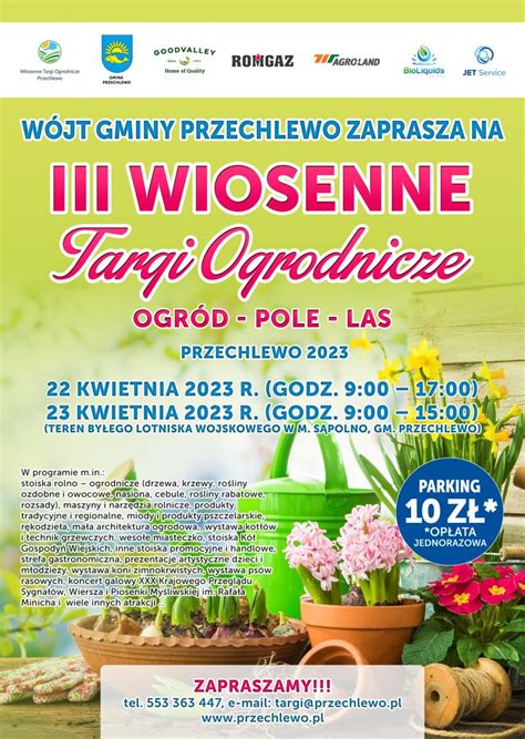 Wiosenne Targi Ogrodnicze Już Niebawem Gmina Przechlewo