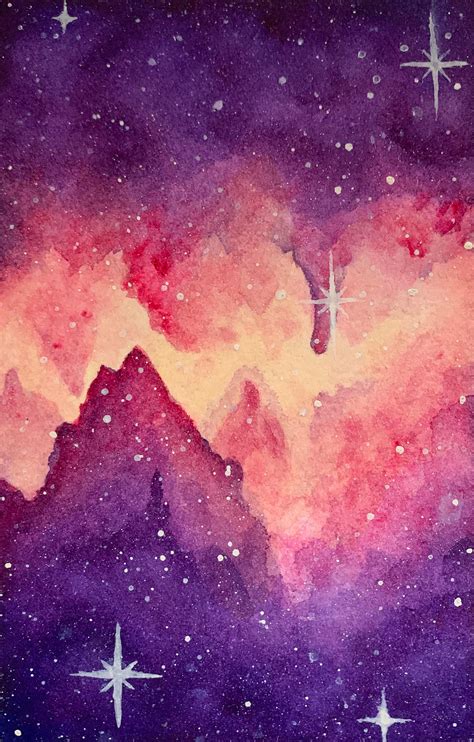 Watercolor Nebula Rastronomy