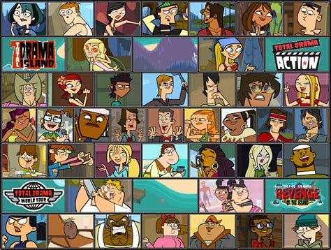 Total Drama Characters List