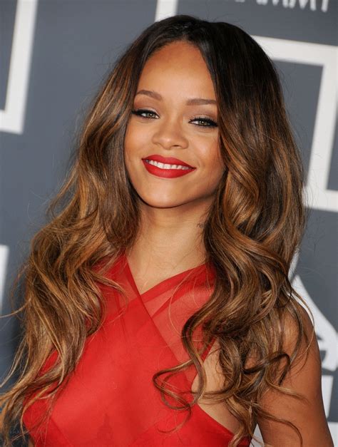 Her Hair Rihanna Blonde Gorgeous Goddess Brown Hair With