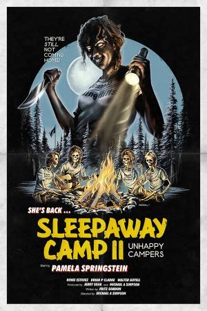Sleepaway camp is the 1980's slasher horror movie from united film distribution company and today, we talk about it, and that. Sleepaway Camp II: Unhappy Campers - Alternate Ending ...