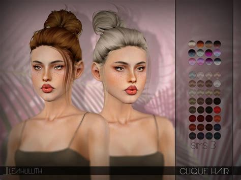 Messy Bun For Kids And Adults Sims 4 Cc