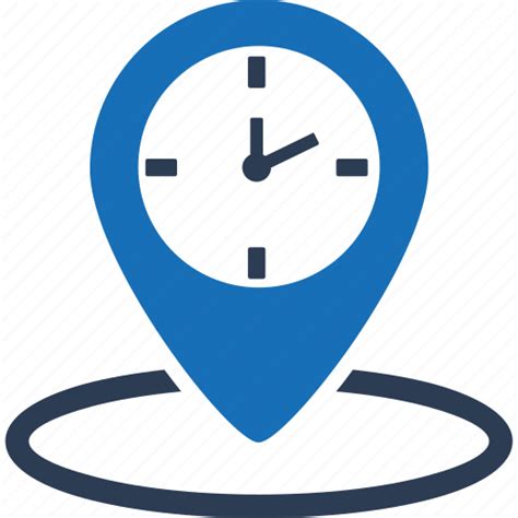 Time Location Clock Destination Location Map Pin Planification