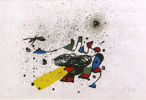 Joan Miró Sun Eater Mangeur De Soleil Print For Sale At 1stdibs