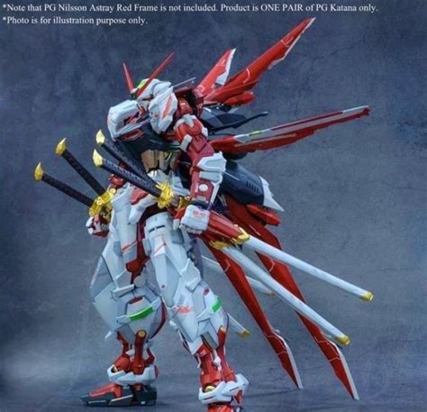 Omg Oh My Gundam Pg Nillson Astray Katana Set 2 Pieces