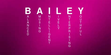 Meaning Of The Name Bailey Names With Meaning Meaning Of Your Name