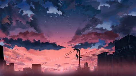 Anime Original Cable Lines Anime Original Cable Lines Wallpapers