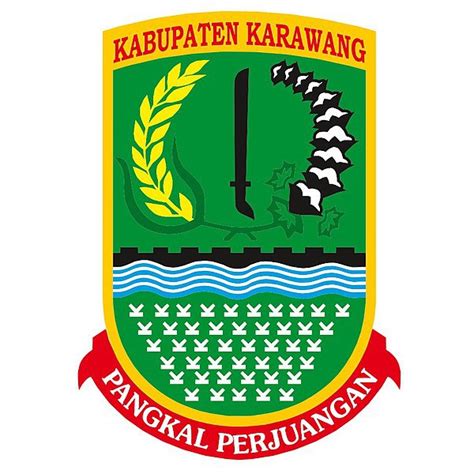 Jual Bordir Murah Logo Emblem Kabupaten Karawang Bordir Komputer
