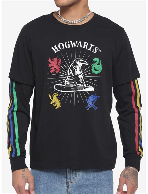 Harry Potter Hogwarts Houses Twofer Long Sleeve T Shirt Hot Topic