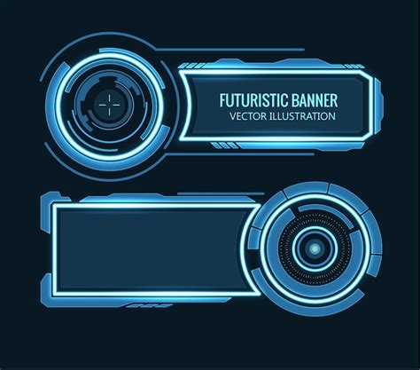 Premium Vector Futuristic Glowing Background Vector Illustration