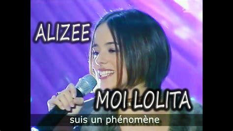 Alizee Moi Lolita Live Tv Lyrics Video Youtube