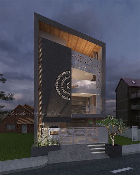 Exterior Visualization On Behance Commercial Design Exterior Facade
