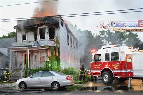House Ravaged By Fire In New Jersey Firehouse