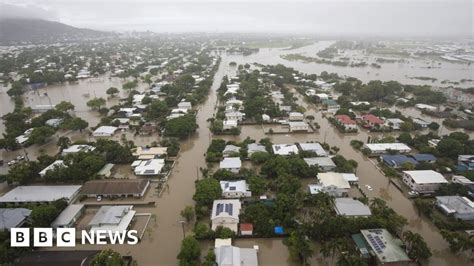 australia floods two found dead as waters grip townsville bbc news