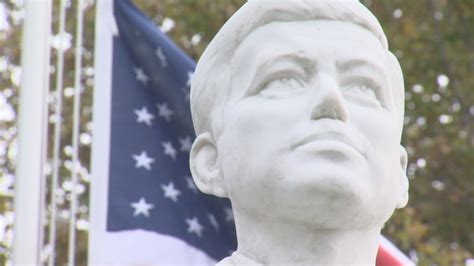 John F Kennedy Bust Restored Rededicated Shortly Before Anniversary
