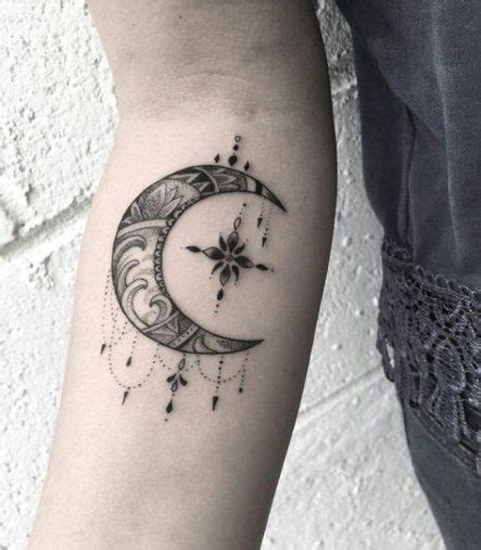 67 Ideas For Tattoo Mandala Moon Crescents Star Tattoos Tattoo