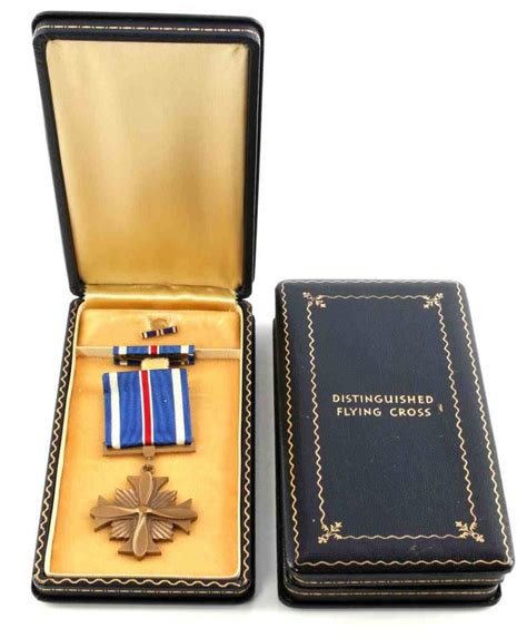 Sold Price Wwii Cased Us Distinguished Flying Cross And Case November