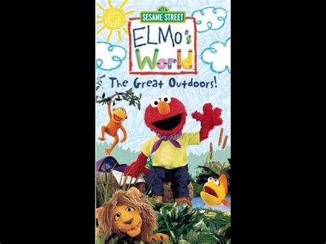 Elmos World The Great Outdoors 2003 Vhs Full Screen