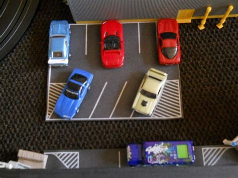 Flexible Parking Lot For A Ho Scale Model Railroad Road Layout Busch