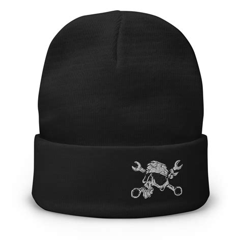 Mecanico Skull Beanie By David Lozeau