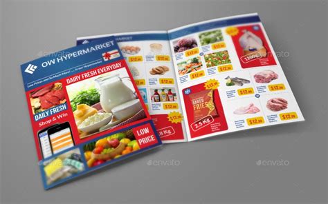 Supermarket Catalog Brochure Bundle Template Vol3 Bi Fold Brochure