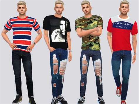 Simfileshare Download Micklayne In 2020 Mens Outfits Sims 4