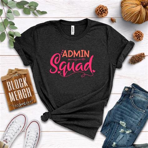Admin Squad Shirt Tank Top Hoodie Administrator Shirt Etsy