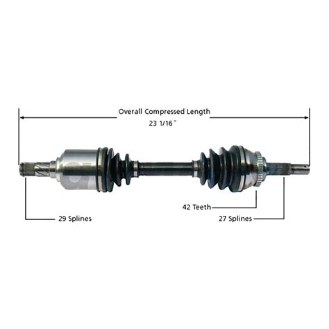 Flecha Homocinetica Spq Para Nissan Altima 2002 2006 L4 25