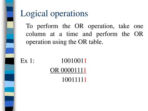 Ppt Logical And Shift Operations Powerpoint Presentation Free
