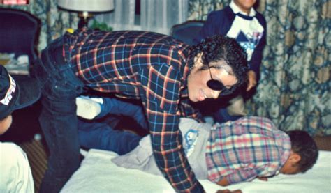 Michael And Emmanuel Lewis Visiting Disney World In October 1984