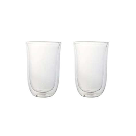 Double Wall Glass Tumbler 320ml Peacock