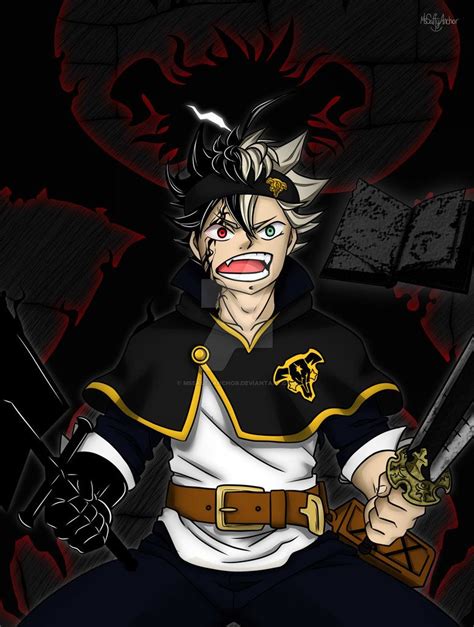 Asta Demon Form Black Clover Blackclover Demon Anime Manga