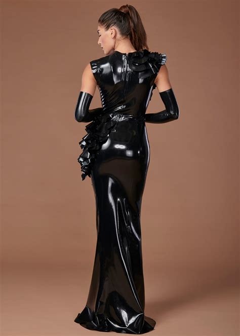 Latex And Rubber Mini Dresses And Gowns By Vex Clothing Vex Inc Latex