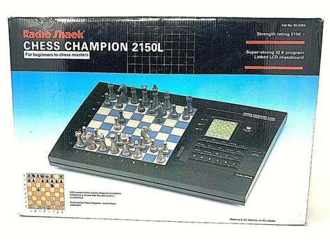 Vintage Radio Shack Chess Champion 2150l Electronic Chess