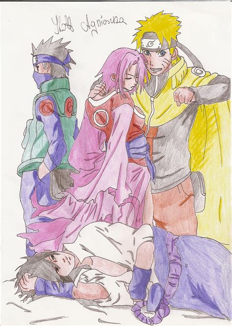 Kakashi Naruto Sakura Sasuke By Aizawa8 On Deviantart