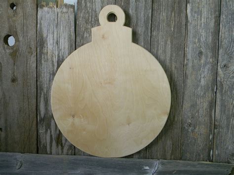 Christmas Ornament 24 Unfinished Wooden Holiday Ornament Paintable