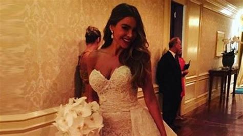Sofia Vergara Stuns In Zuhair Murad Wedding Dress See All The Pics