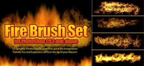 500 Awesome Flames And Fire Photoshop Brushes Photoshop Free Brushes