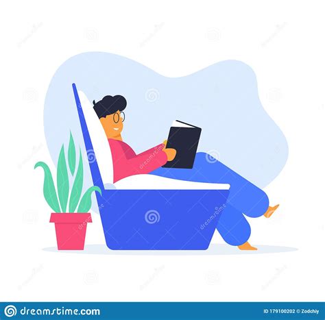 Book App Mobile Onboarding Copy 02 Stock Illustration Illustration Of